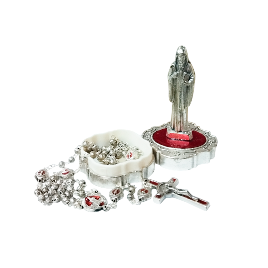 ESTATUILLA Y ROSARIO DEVOCIONES - ART. SC 060-123