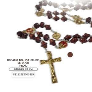 ROSARIOS DEL VIA CRUCIS 2 ROSARIO VIA CRUCIS DE OLIVO NS049