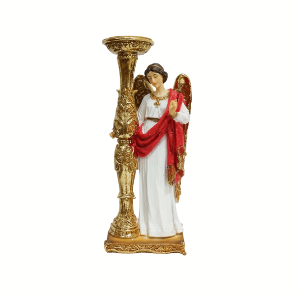 ÁNGEL CUSTODIO CON CANDELABRO