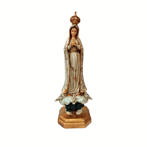 VIRGEN DE FATIMA 50 CM FIBRA DE VIDRIO