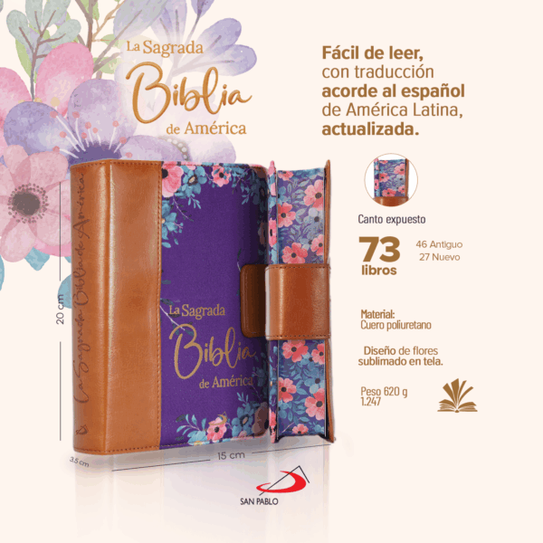 LA SAGRADA BIBLIA DE AMERICA M3 CANTO FLORAL