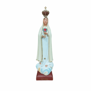 VIRGEN DE FÁTIMA 50CM- CORONA REMOVIBLE