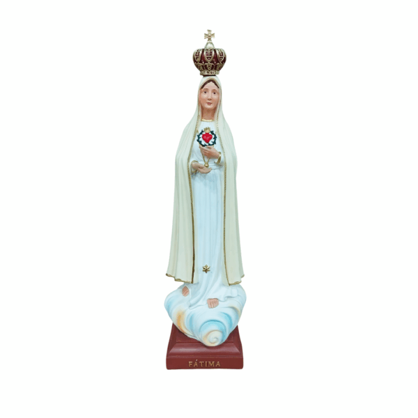 VIRGEN DE FATIMA 50CM- CORONA REMOVIBLE